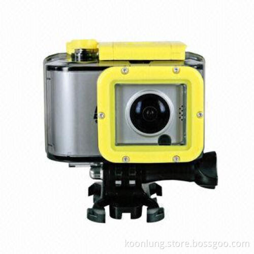 Mini Waterproof Sports Camera with 1.5" Screen 1,080P/720P Video Recording 3M/5M/8M/12M Photo Size